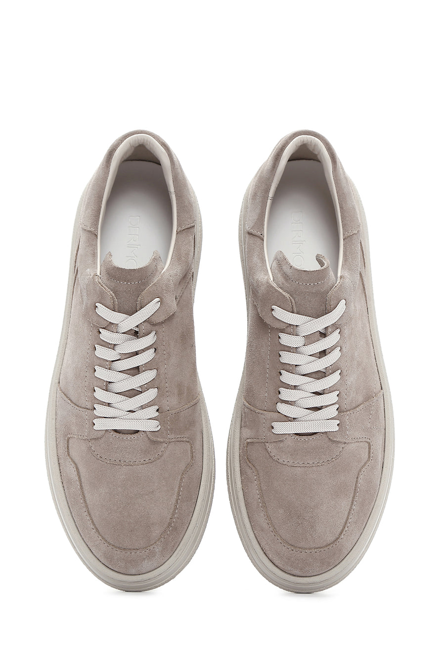 Men's Mink Lace-Up Suede Leather Sneaker