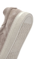 Men's Mink Lace-Up Suede Leather Sneaker | Derimod