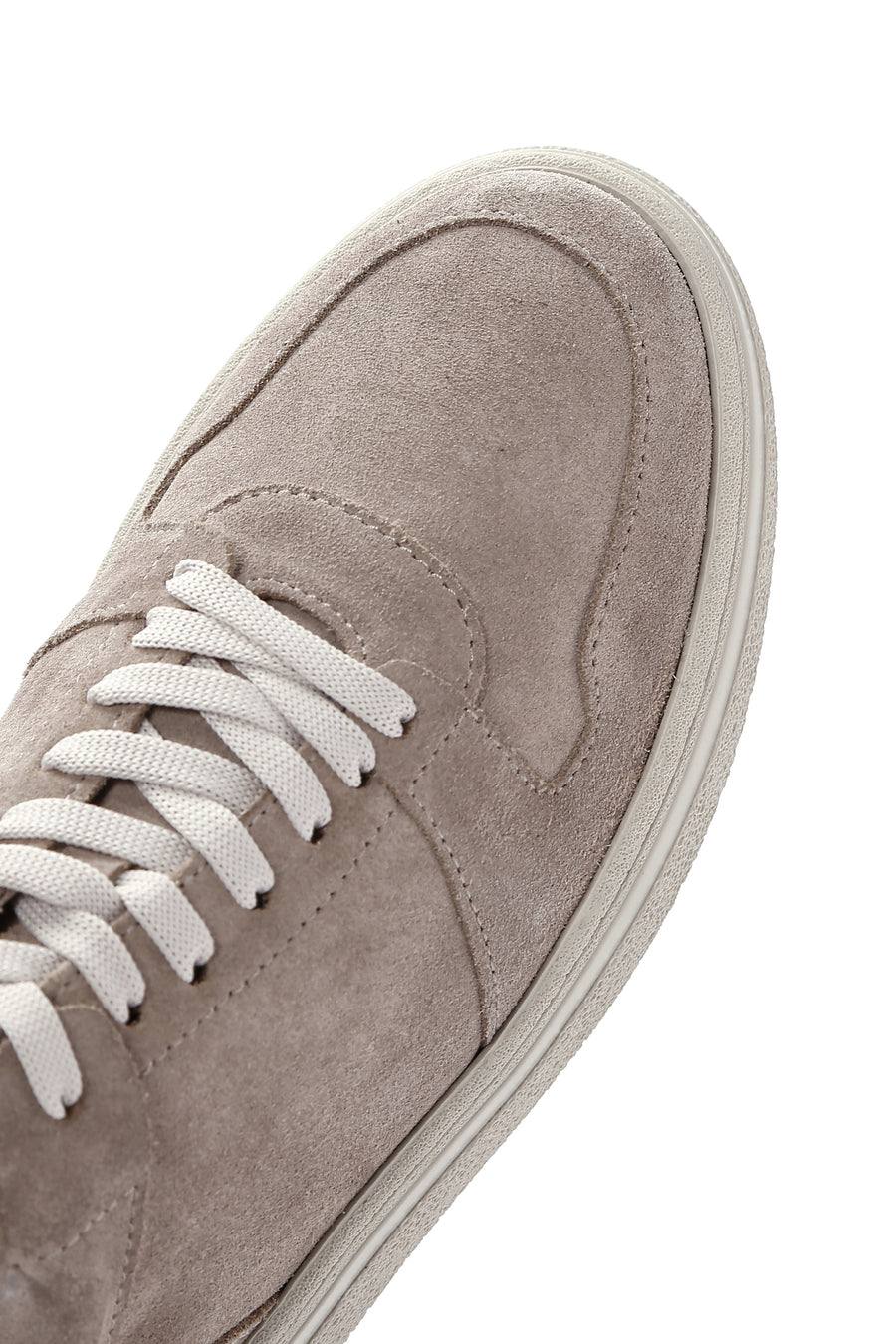 Men's Mink Lace-Up Suede Leather Sneaker