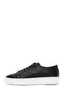 Men's Black Lace-up Leather Sneaker | Derimod