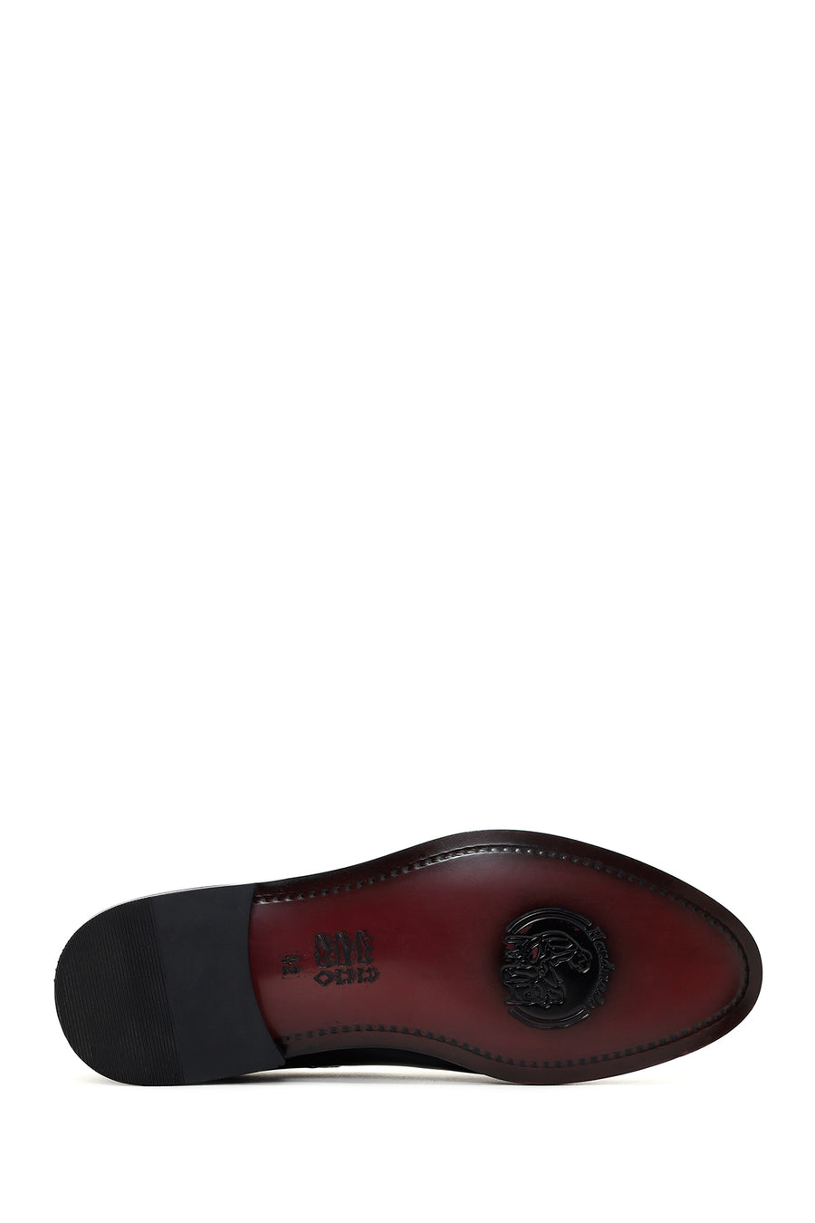 Men's Black Tasseled Leather Loafer