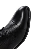 Men's Black Laced Leather Classic Shoes | Derimod