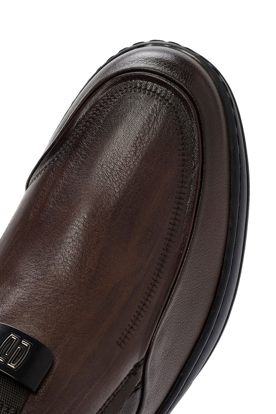 Derimod Fly Erkek Kahverengi Deri Casual Loafer