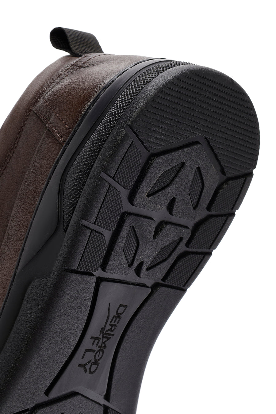 Derimod Fly Erkek Kahverengi Deri Casual Loafer
