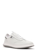 Erkek Beyaz Bağcıklı Deri Sneaker | Derimod