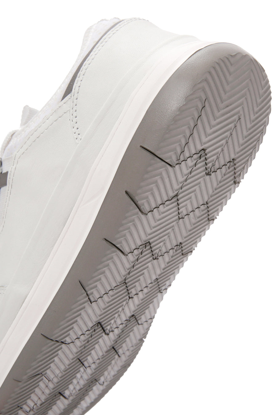 Erkek Beyaz Bağcıklı Deri Sneaker