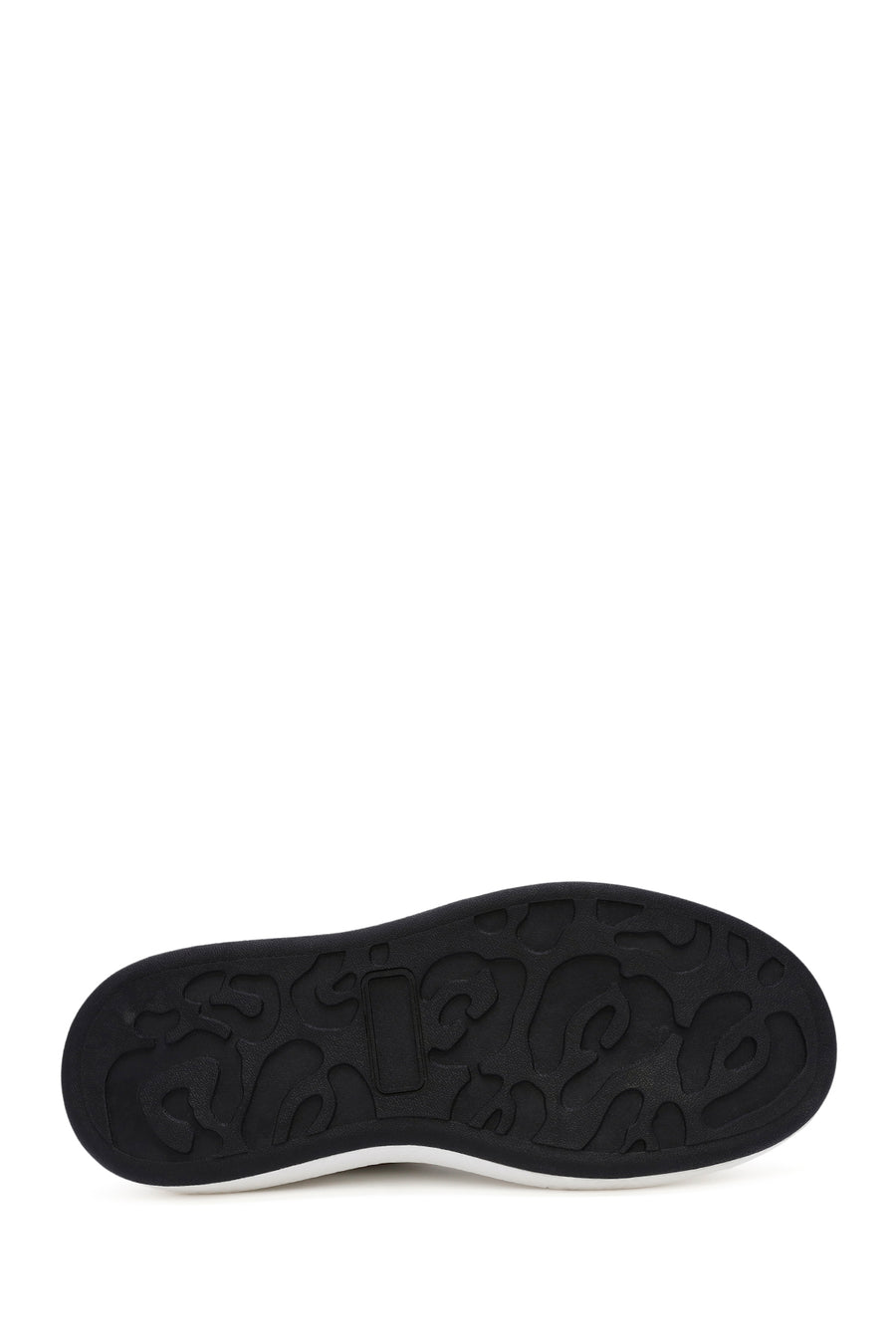 Erkek Beyaz Bağcıklı Deri Sneaker