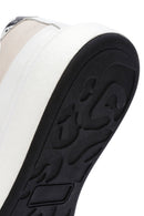 Erkek Beyaz Bağcıklı Deri Sneaker | Derimod