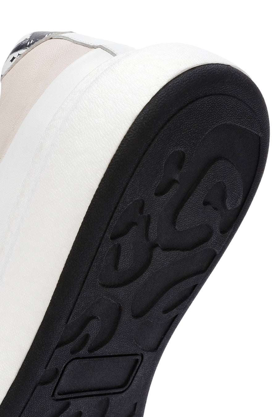 Erkek Beyaz Bağcıklı Deri Sneaker