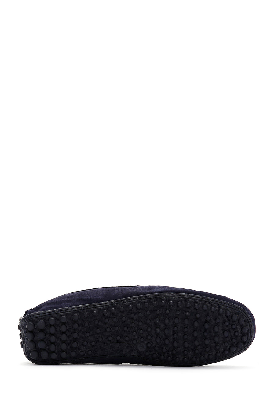 Men's Navy Blue Suede Leather Loafer