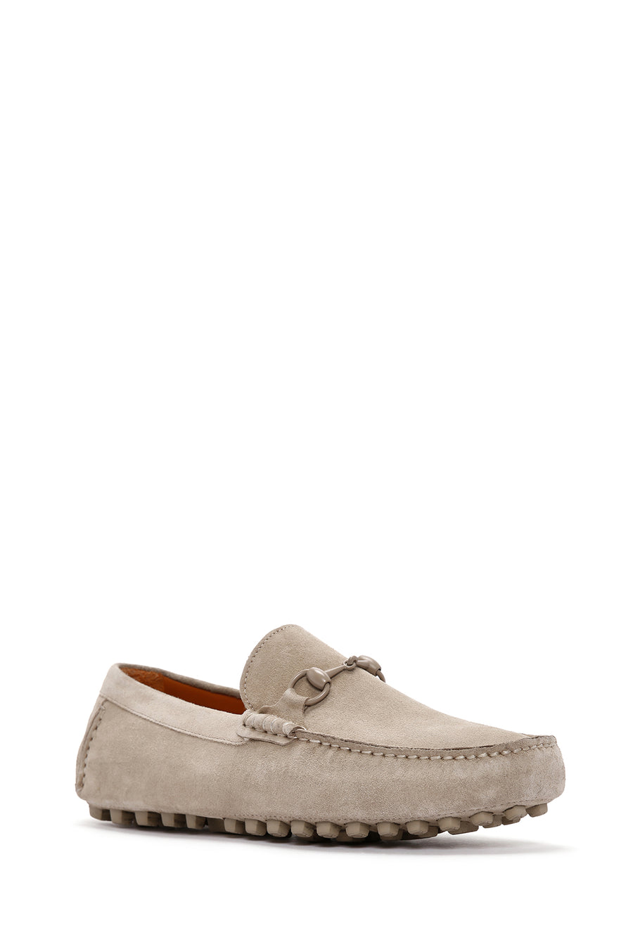 Derimod Fly Men's Beige Suede Leather Loafer