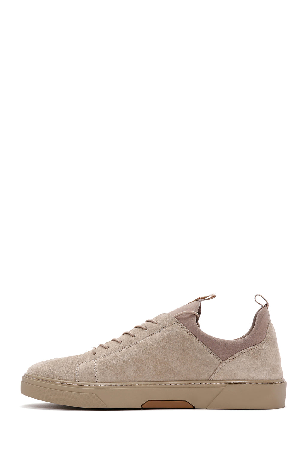 Derimod Fly Erkek Bej Bağcıklı Süet Deri Sneaker