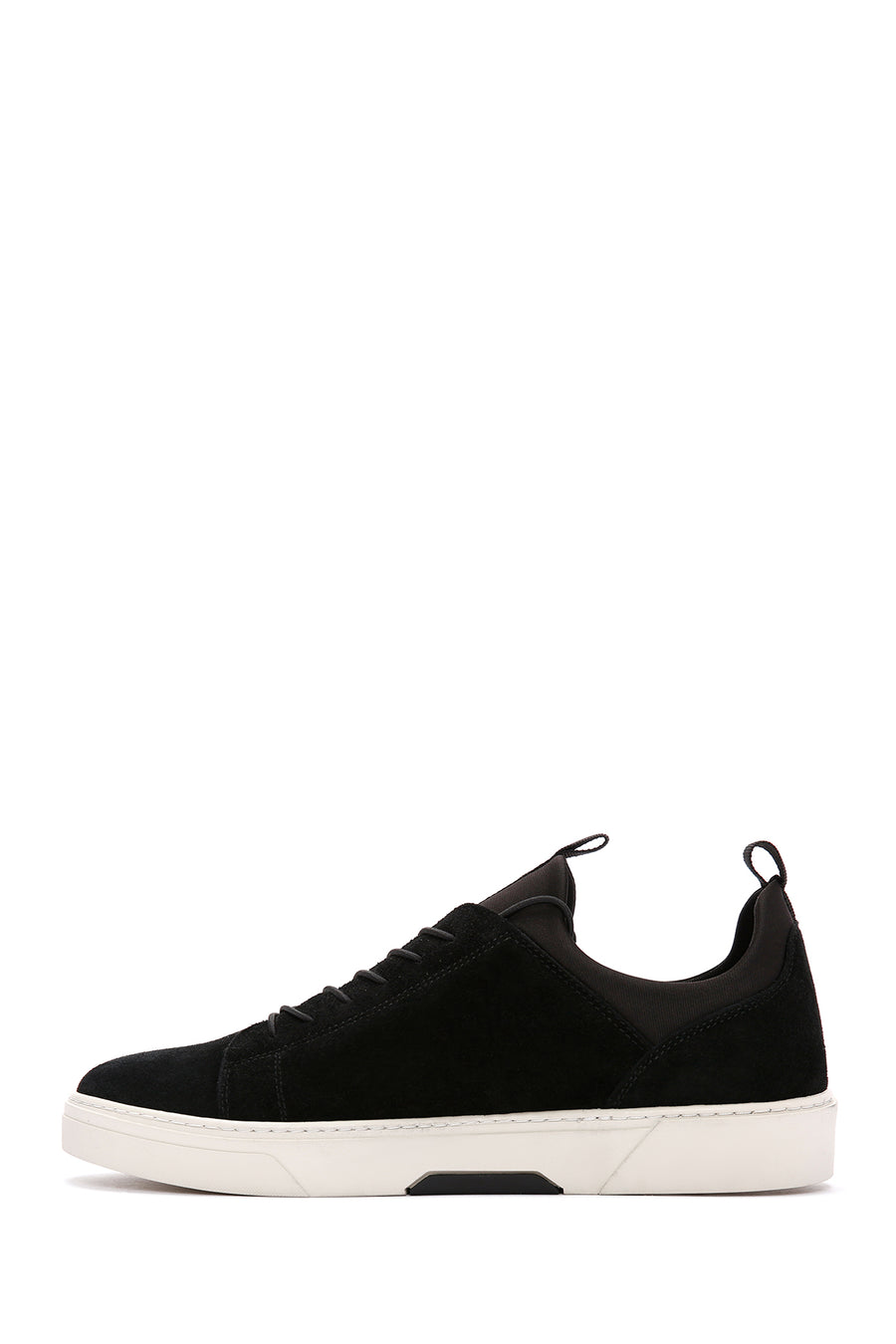 Derimod Fly Erkek Siyah Bağcıklı Süet Deri Sneaker