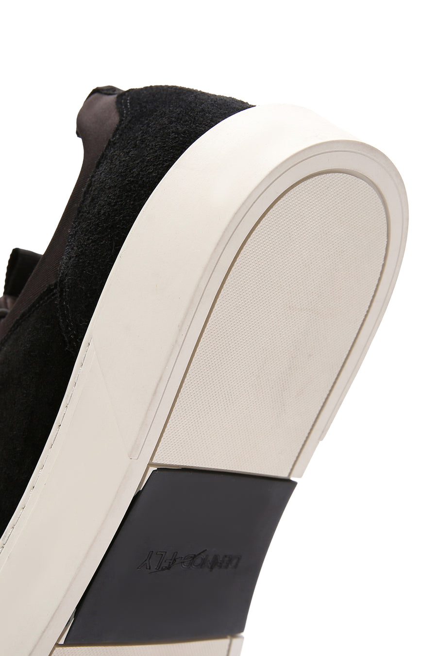 Derimod Fly Erkek Siyah Bağcıklı Süet Deri Sneaker