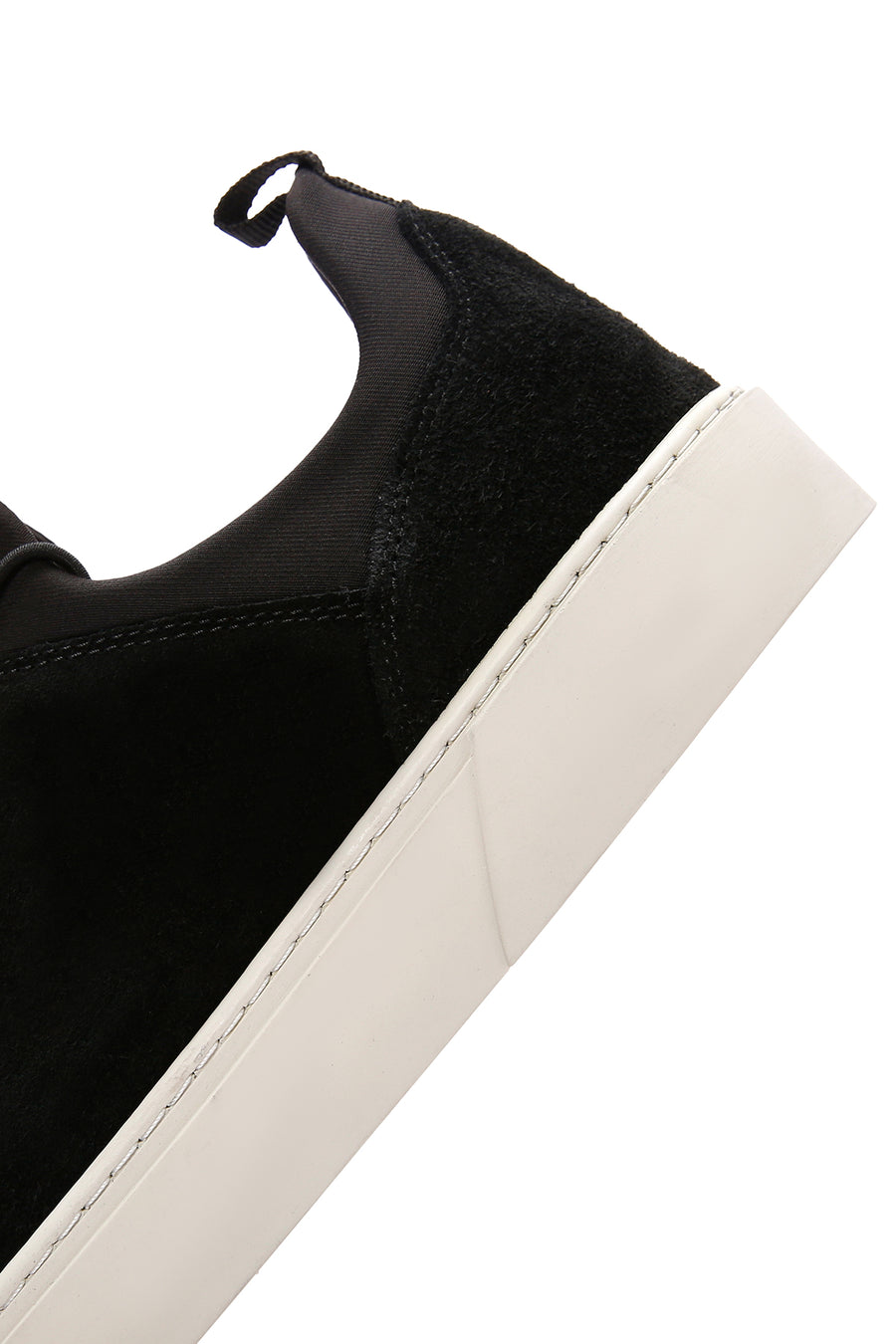 Derimod Fly Erkek Siyah Bağcıklı Süet Deri Sneaker