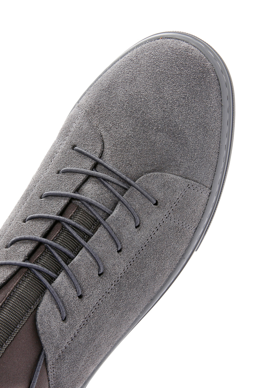 Derimod Fly Erkek Gri Bağcıklı Süet Deri Sneaker