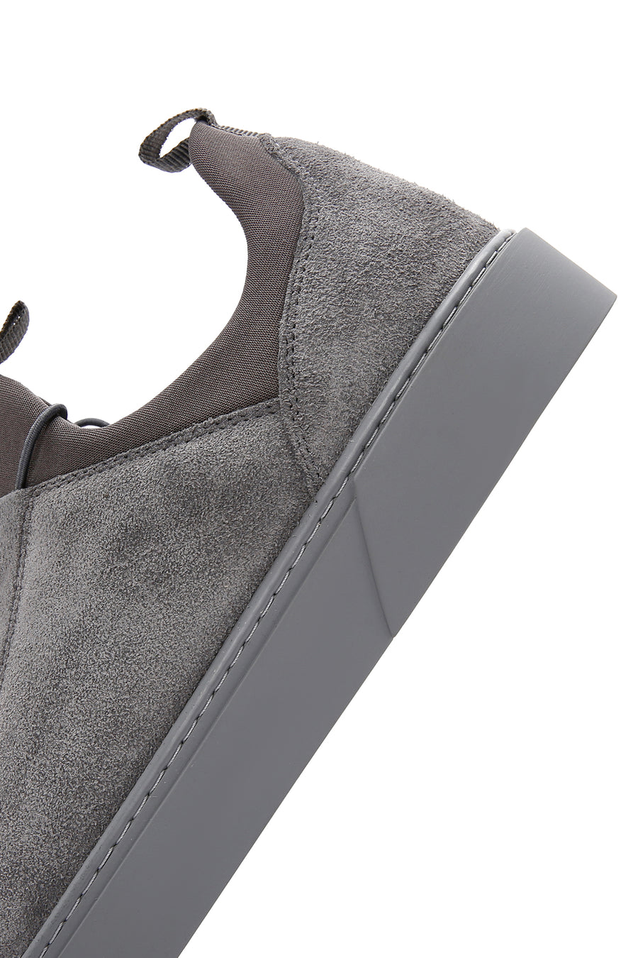 Derimod Fly Erkek Gri Bağcıklı Süet Deri Sneaker