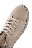 Erkek Bej Bağcıklı Süet Deri Sneaker | Derimod