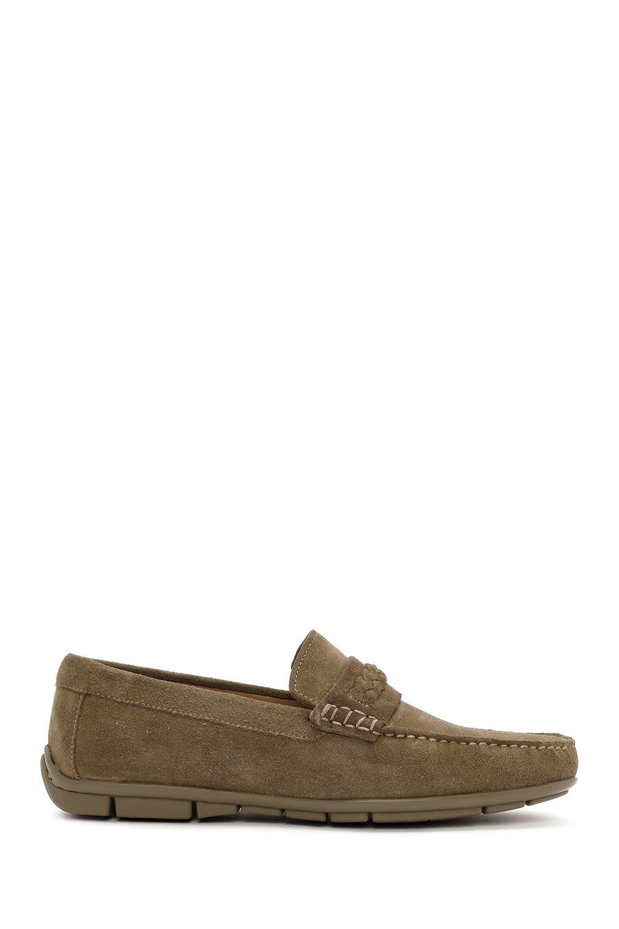 Derimod Fly Men's Mink Suede Leather Casual Loafer 24SFD632310 | Derimod