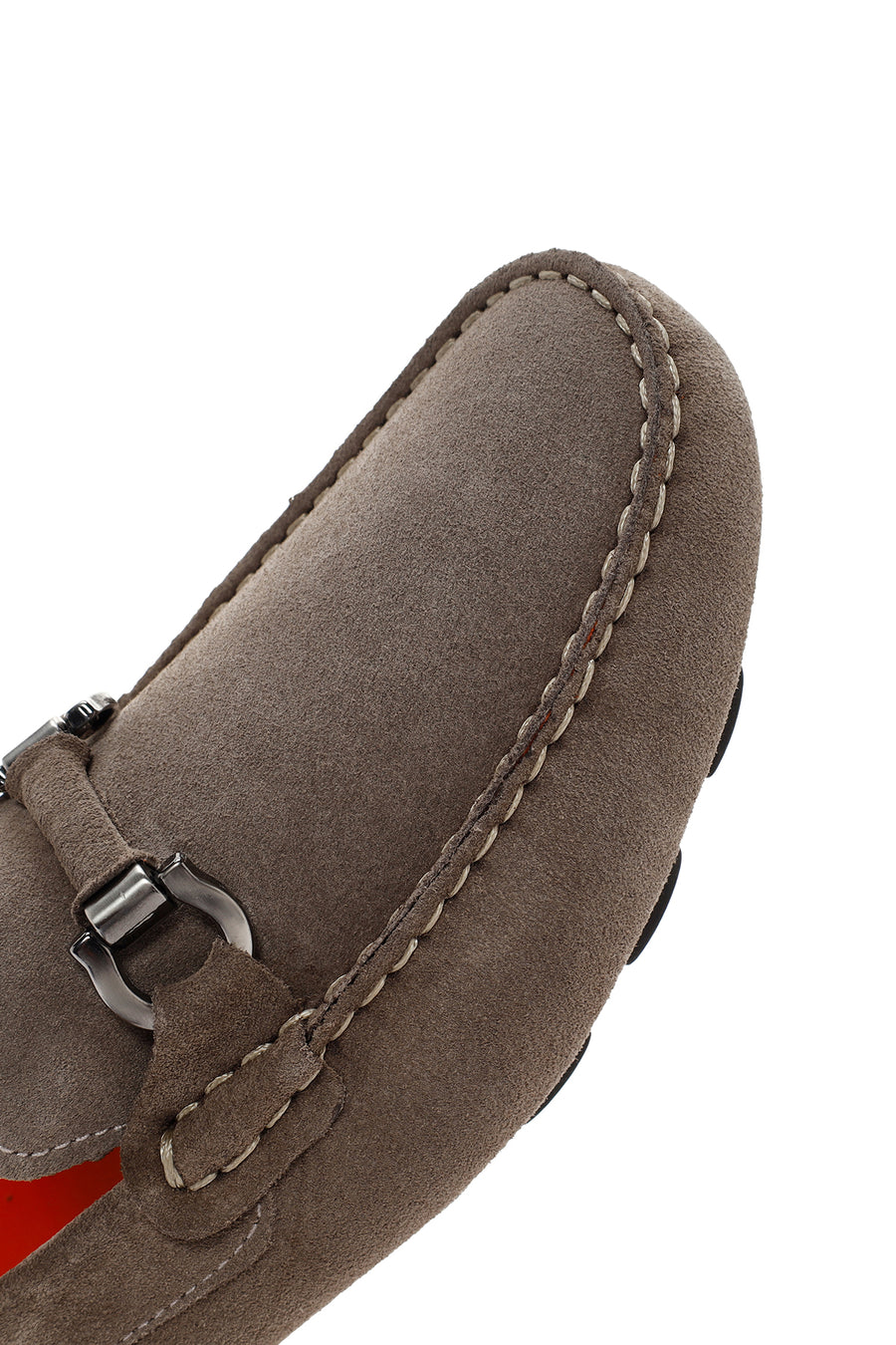 Erkek Vizon Süet Deri Loafer