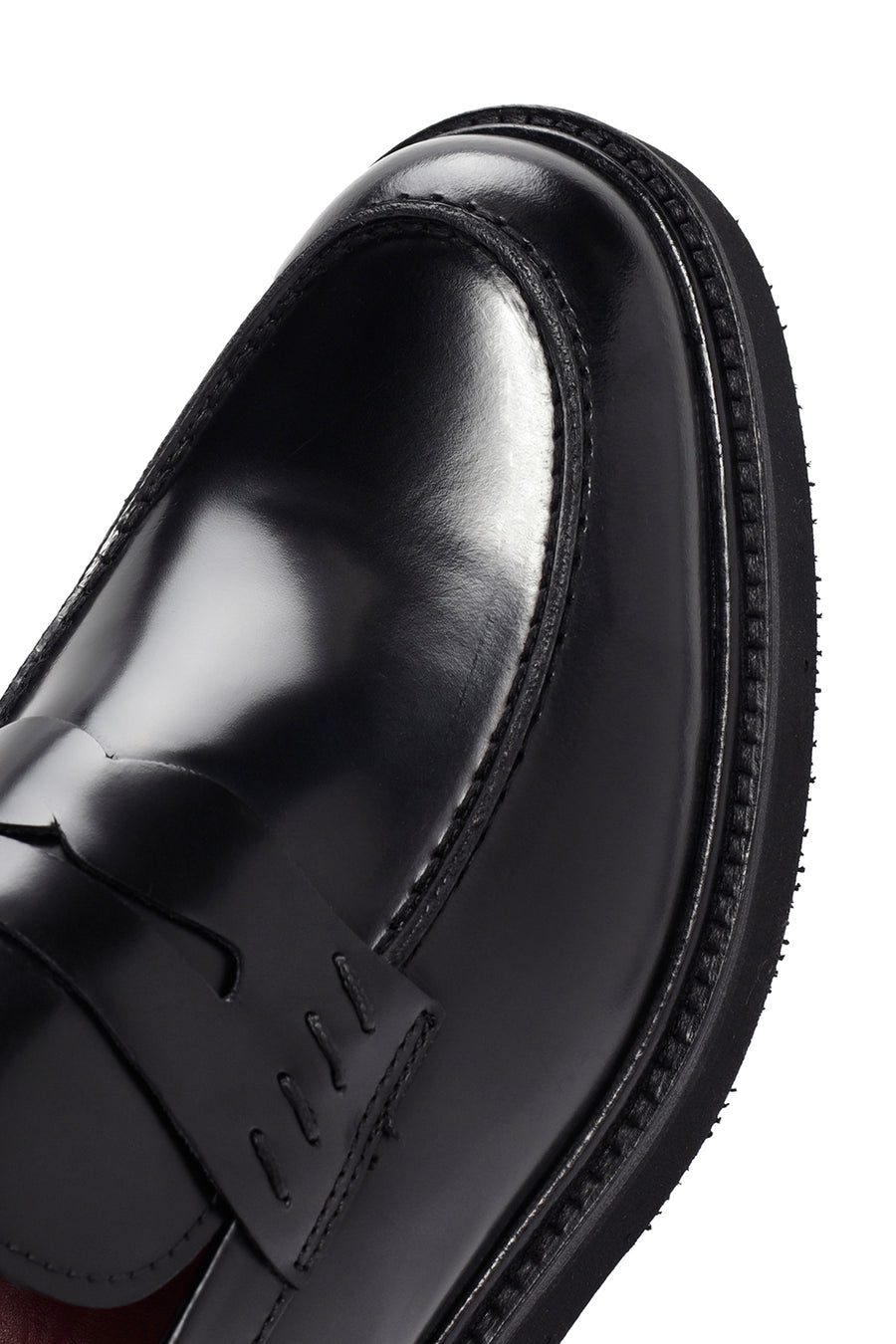 Erkek Siyah Deri Klasik Loafer