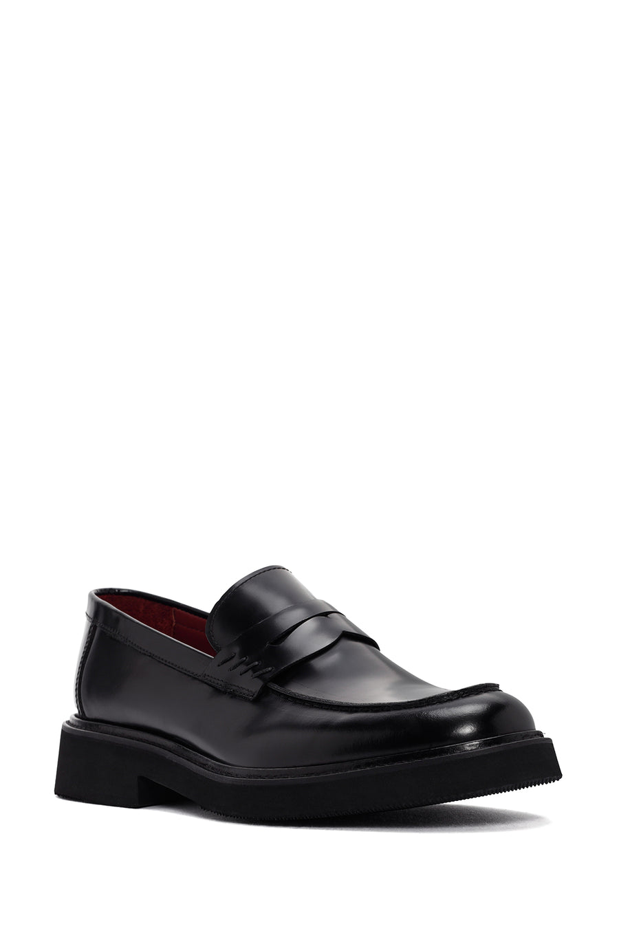 Erkek Siyah Deri Klasik Loafer