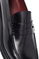 Erkek Siyah Deri Klasik Loafer | Derimod