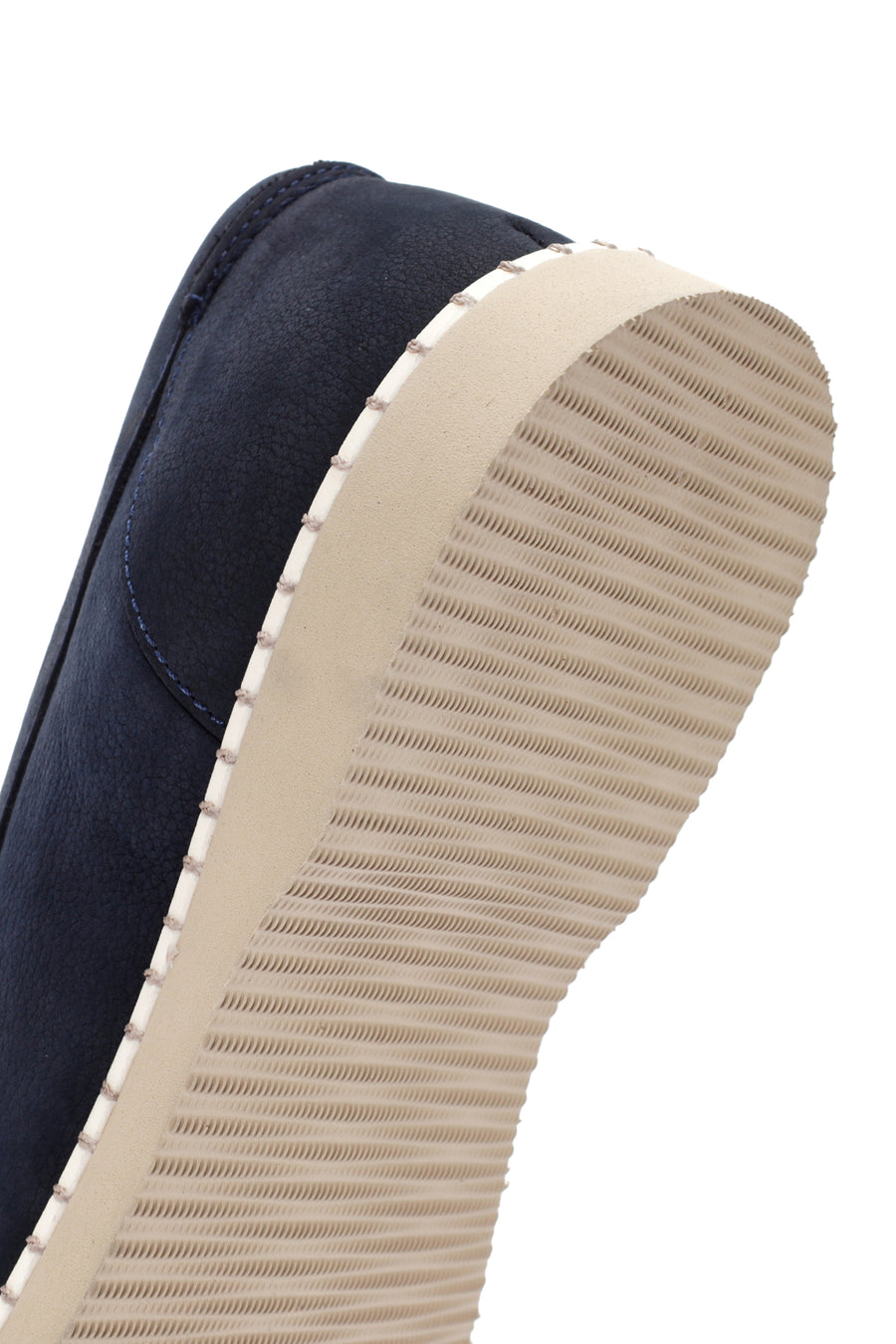 Erkek Lacivert Nubuk Deri Casual Loafer