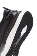 Men's Black Lace-up Leather Sneaker | Derimod