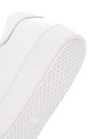 Men's White Lace-Up Leather Sneaker | Derimod