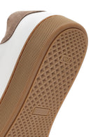 Erkek Beyaz Bağcıklı Deri Sneaker | Derimod