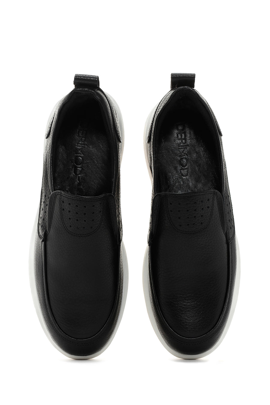 Men's Black Leather Loafer