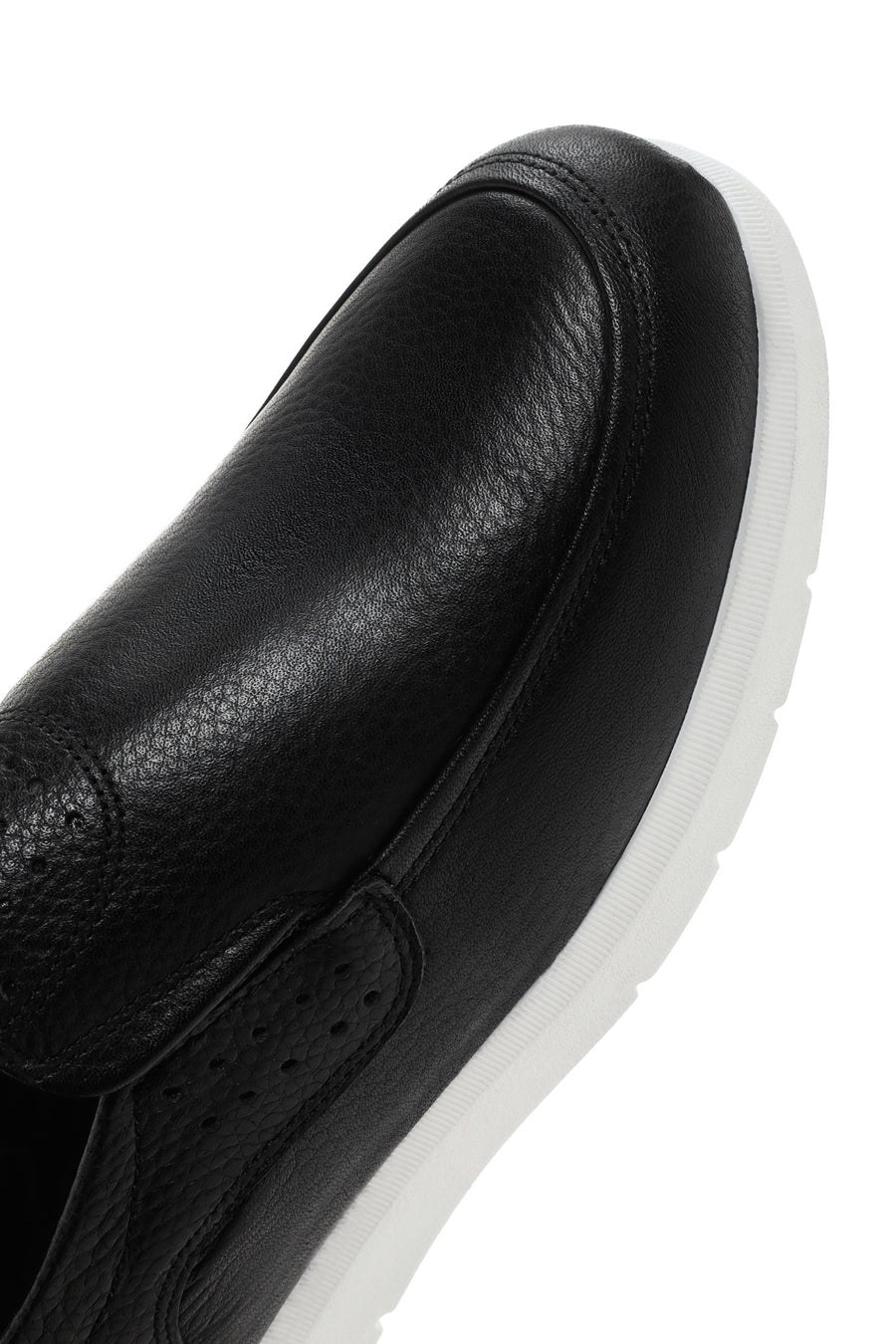 Men's Black Leather Loafer