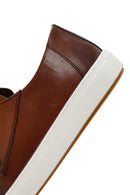 Men's Tan Leather Casual Shoes | Derimod