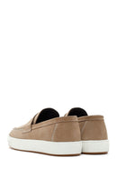 Erkek Kum Nubuk Deri Casual Loafer | Derimod