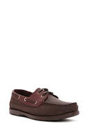 Men's Brown Leather Comfort Loafer | Derimod