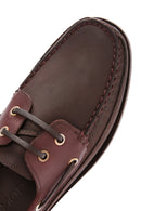 Men's Brown Leather Comfort Loafer | Derimod