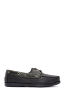 Men's Green Leather Comfort Loafer | Derimod