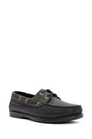 Men's Green Leather Comfort Loafer | Derimod