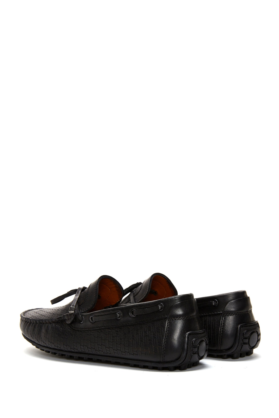 Erkek Siyah Deri Casual Loafer