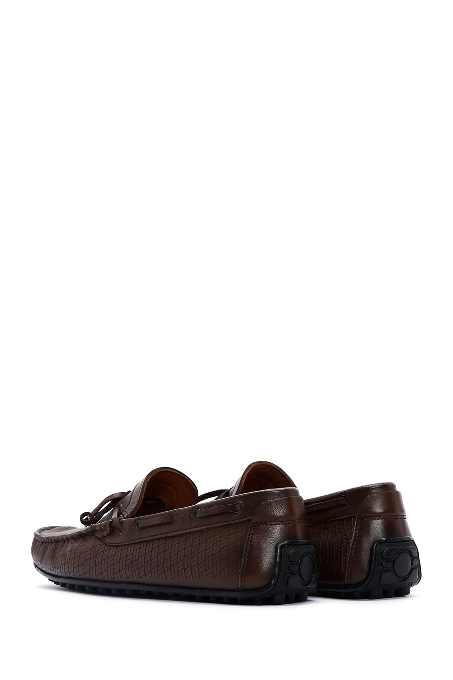 Erkek Kahverengi Deri Casual Loafer