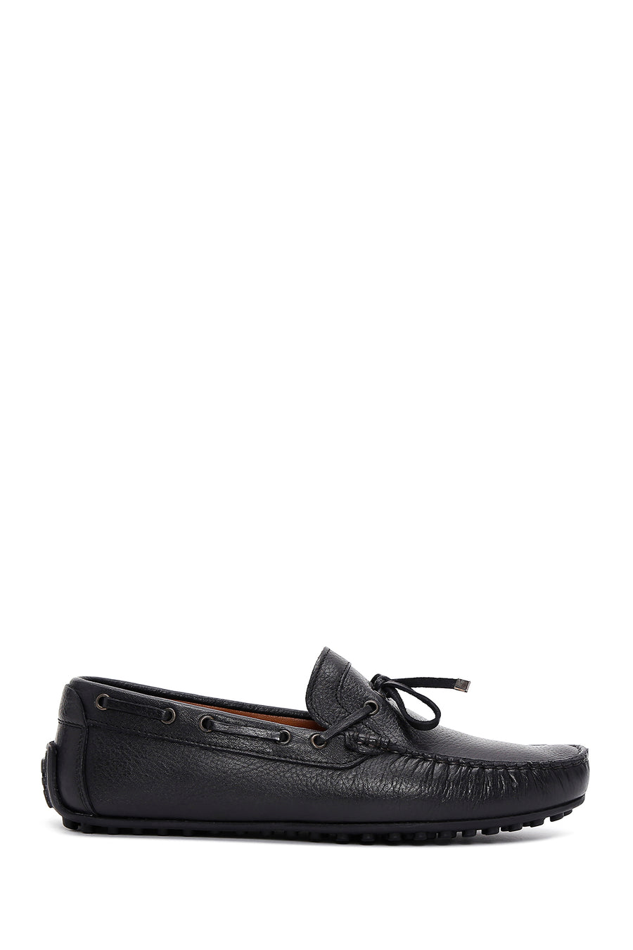 Erkek Siyah Deri Casual Loafer 24SFD6578FT | Derimod