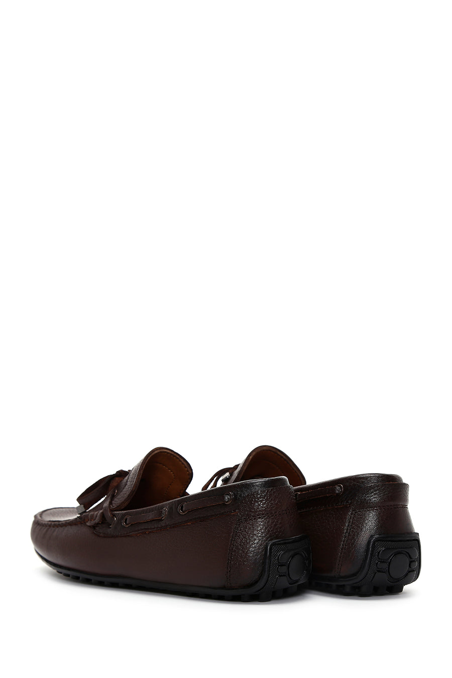 Erkek Kahverengi Deri Casual Loafer
