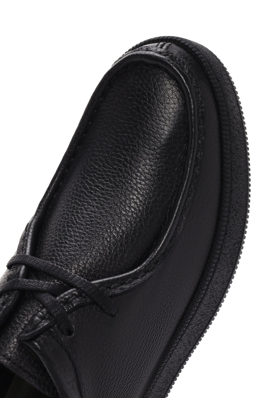 Men's Black Lace-up Leather Casual Shoes