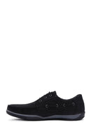 Men's Black Lace-Up Nubuck Leather Casual Shoes | Derimod