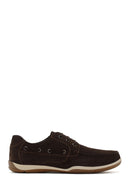 Men's Brown Lace-Up Nubuck Leather Casual Shoes | Derimod