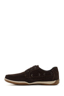 Men's Brown Lace-Up Nubuck Leather Casual Shoes | Derimod