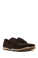 Men's Brown Lace-Up Nubuck Leather Casual Shoes | Derimod