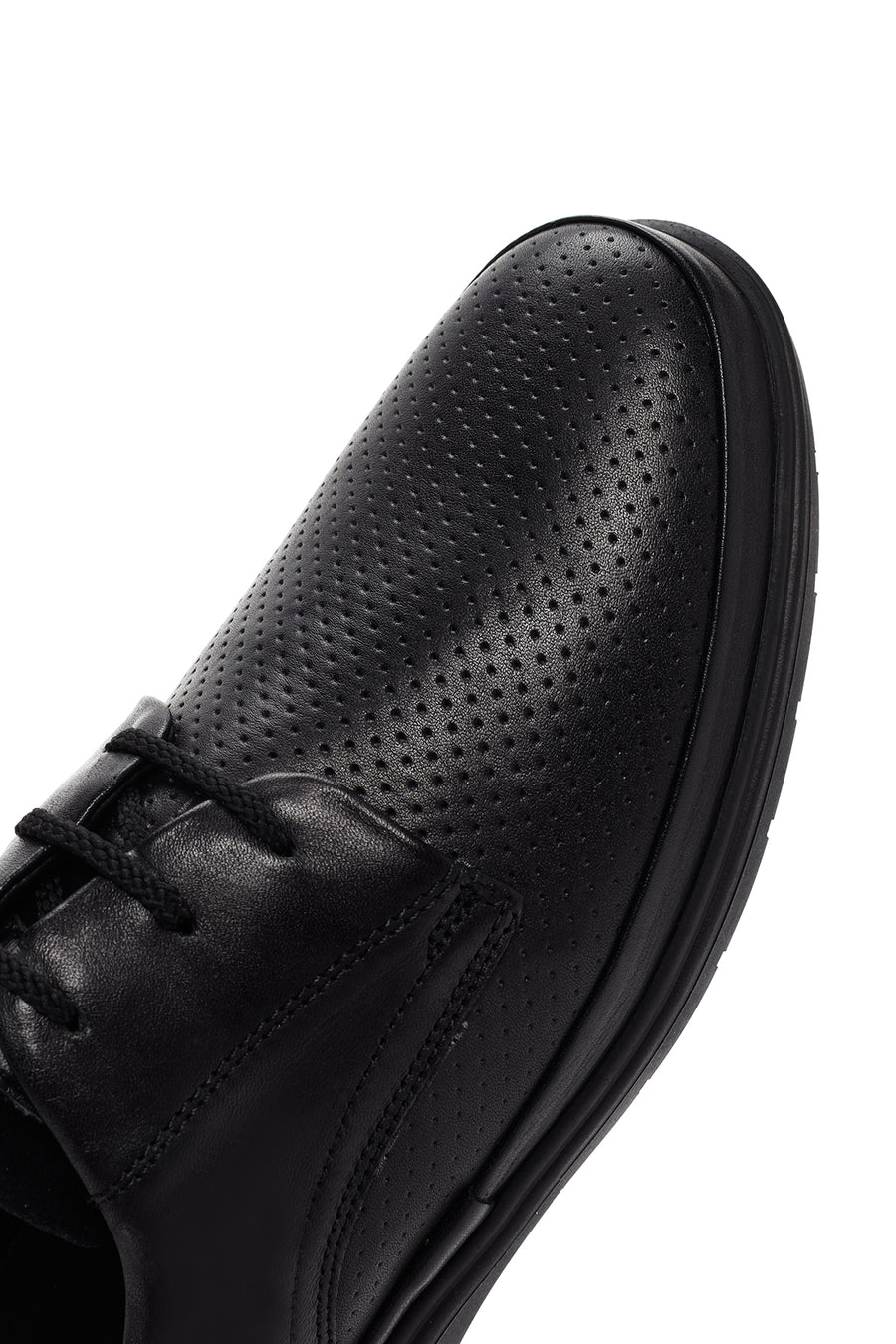 Derimod Fly Men's Black Lace-Up Leather Casual Shoes