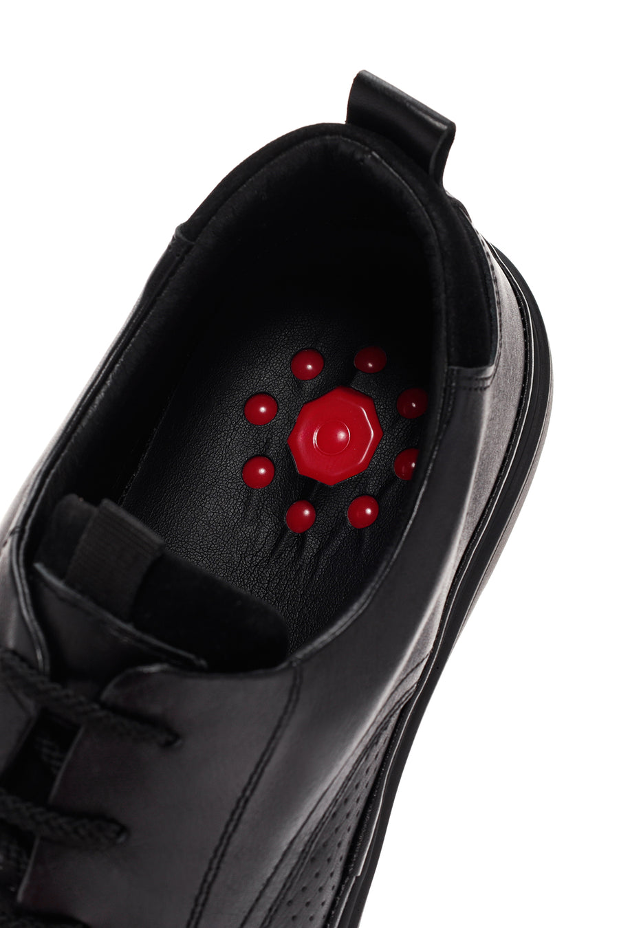 Derimod Fly Men's Black Lace-Up Leather Casual Shoes